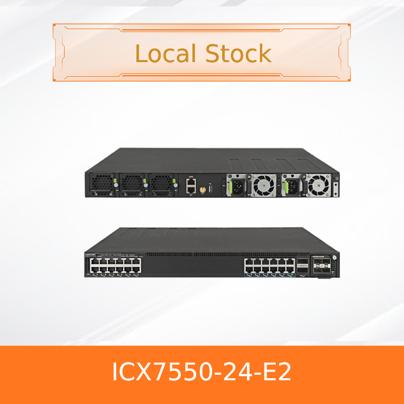 Interruttore avanzato Ruckus Icx7550-24-E2 con 24 porte per una connettività senza soluzione di continuità