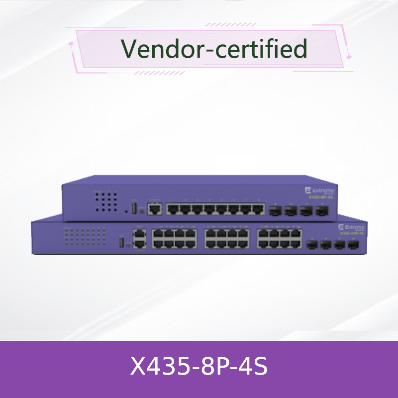 Switch di rete High-Performance Extreme X435-8p-4s per connettività veloce
