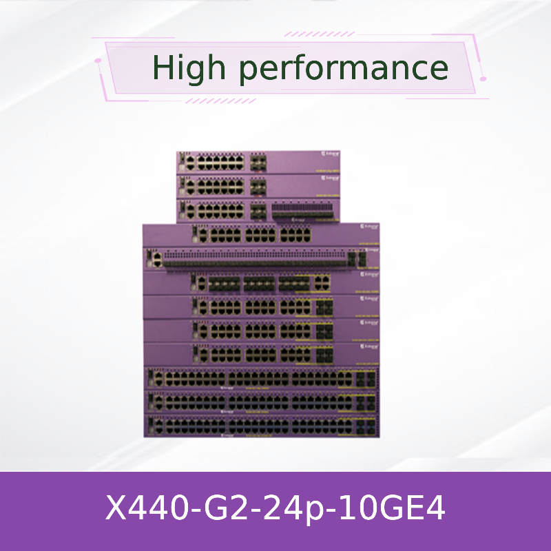 10GE4 Scalable AVB Extreme Networks X440 Switch G2 24T X440-G2-24p-10GE4 nuovo e originale