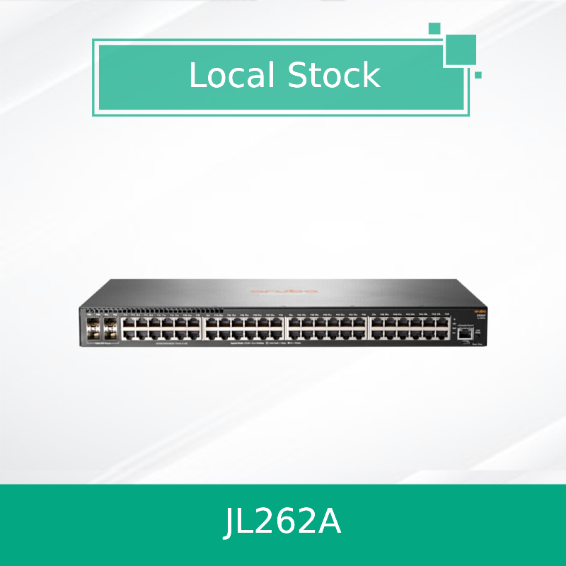 Switch Hpe Aruba Networking 2930f 48g Poe+ 4SFP 370W (JL262A) Nuovo e Originale
