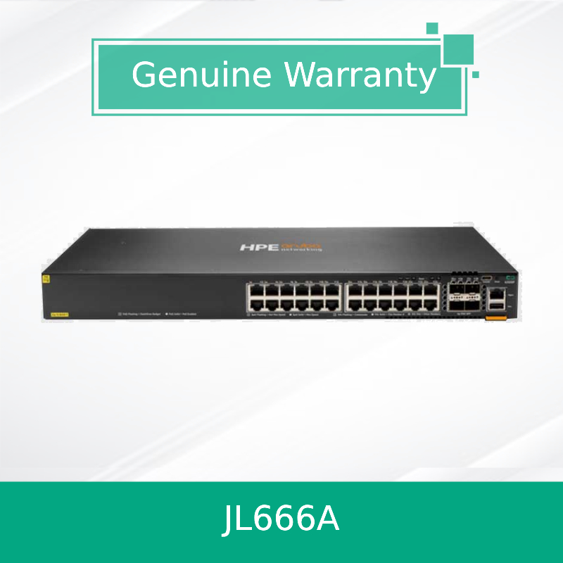 Jl666A 6300f serie 24X porte 10/100/1000baset porte Poe+ e 4X 1/10/25/50g porte SFP Switch Ethernet di rete