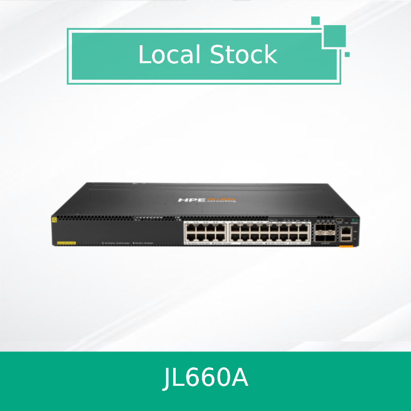 Switch Hpe Aruba Networking Cx 6300m 24 Hpe Smart Rate Poe e 4 SFP56 (JL660A)