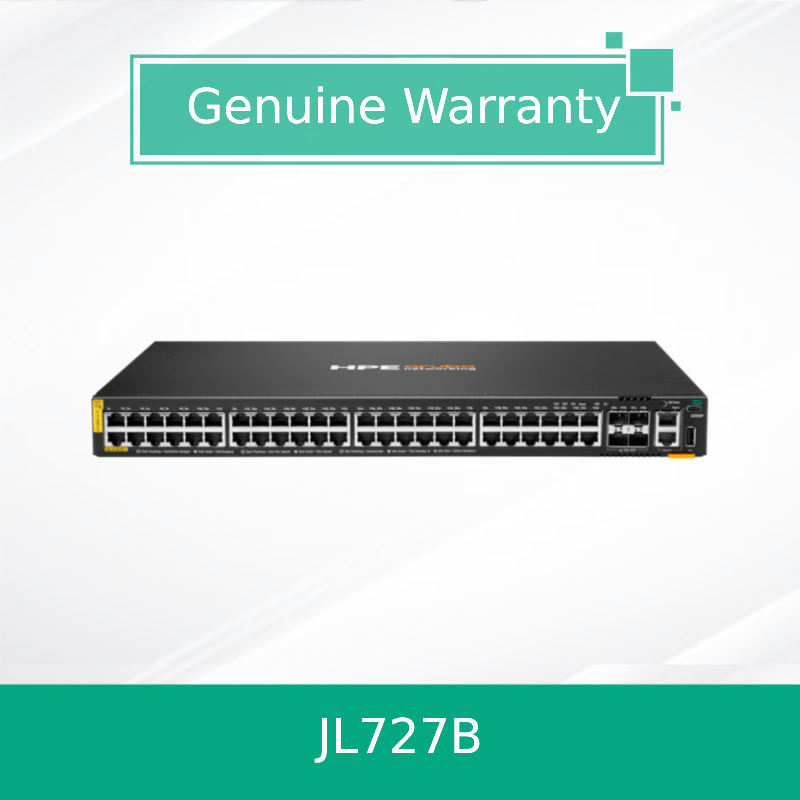 Prodotti Originali al 100% Hpe Aruba Networking Cx 6200f 48g Class-4 Poe 4SFP+ 370W Switch (JL727B)
