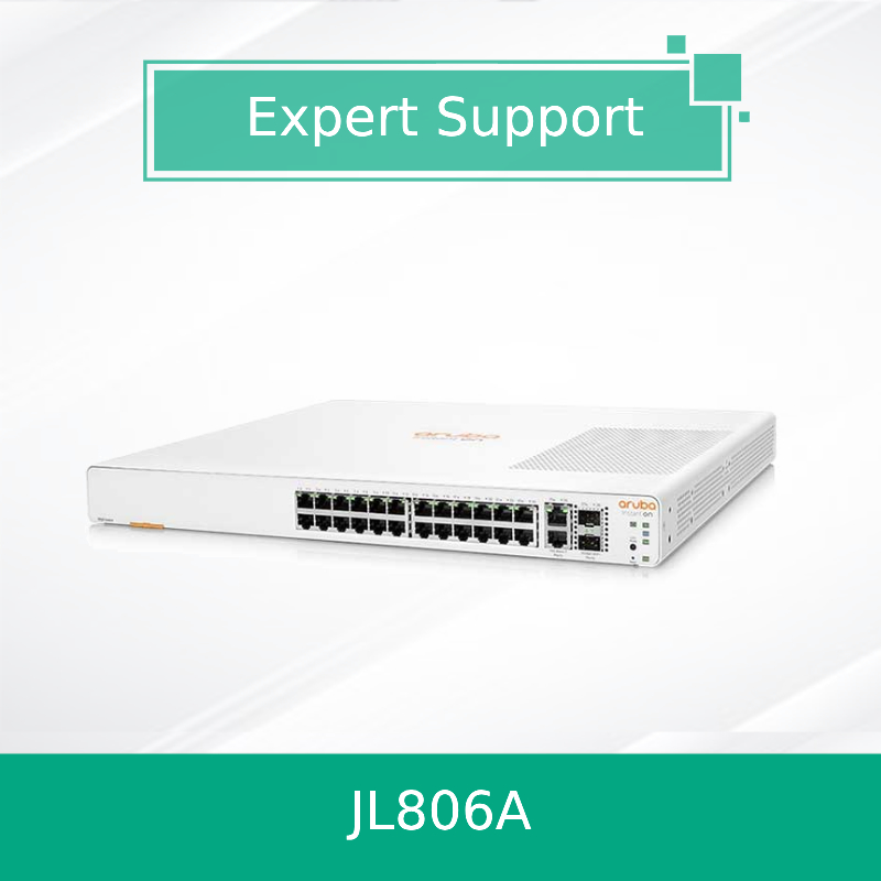Nuovo Originale Hpe Networking Instant on Switch 24p Gigabit 2p 10gbt 2p SFP+ 1960 (JL806A)