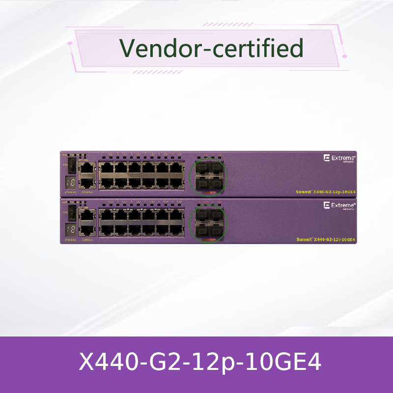 104GBPS 16531 X440 commutatore estremo G2 12p 10GE4 4 della rete AVB via la licenza