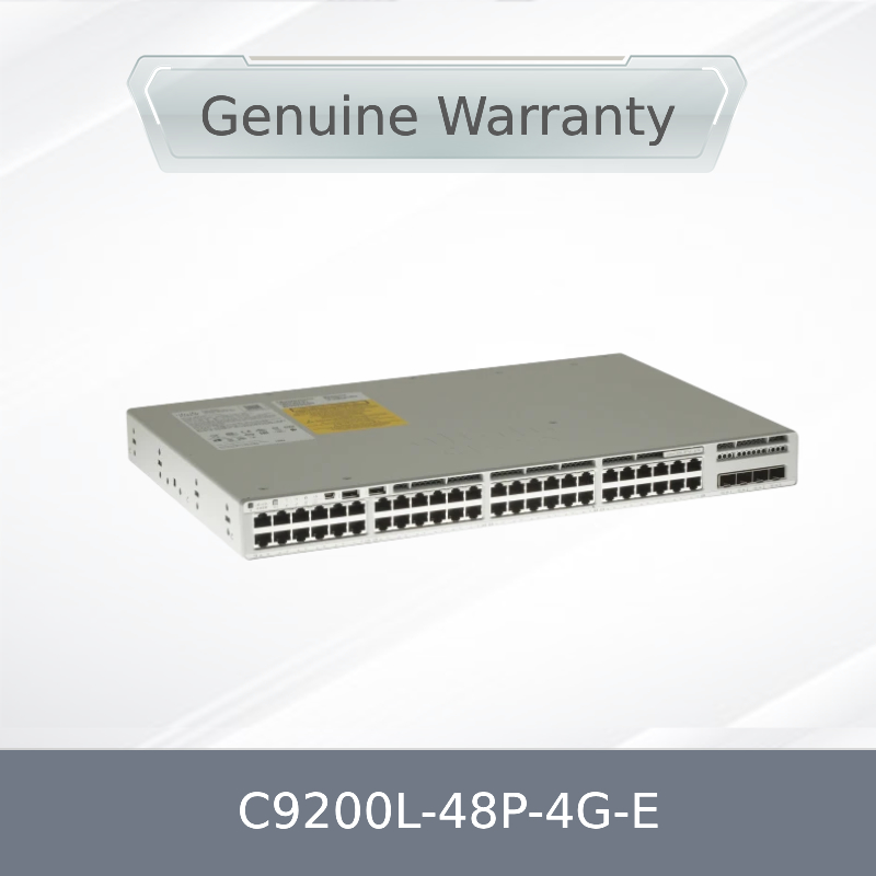 C9200L-48p-4G-E Network Switch Nuovo e originale 9200L 48-Port Poe 4 1g SFP Uplink Switch
