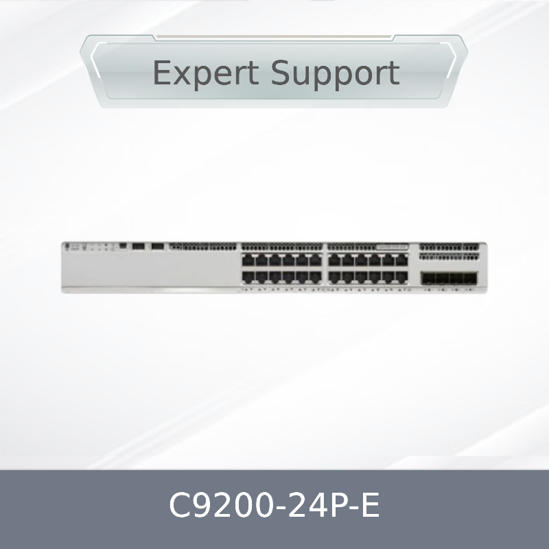 Original C9200-24p-E 9200 Layer 2 Ethernet 24 Port Poe Network Switch con funzione Qos