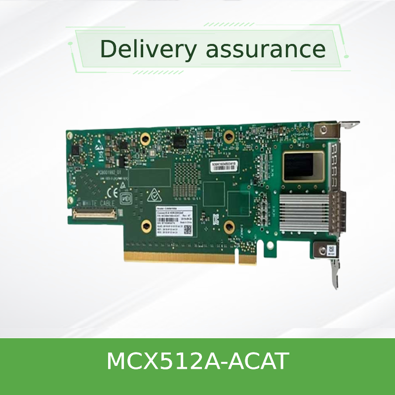 Mellanox ConnectX-5 EN MCX512A-ACAT Network Card - Adaptore PCIe a doppia porta 25GbE SFP28 con RDMA e NVMe su tessuti