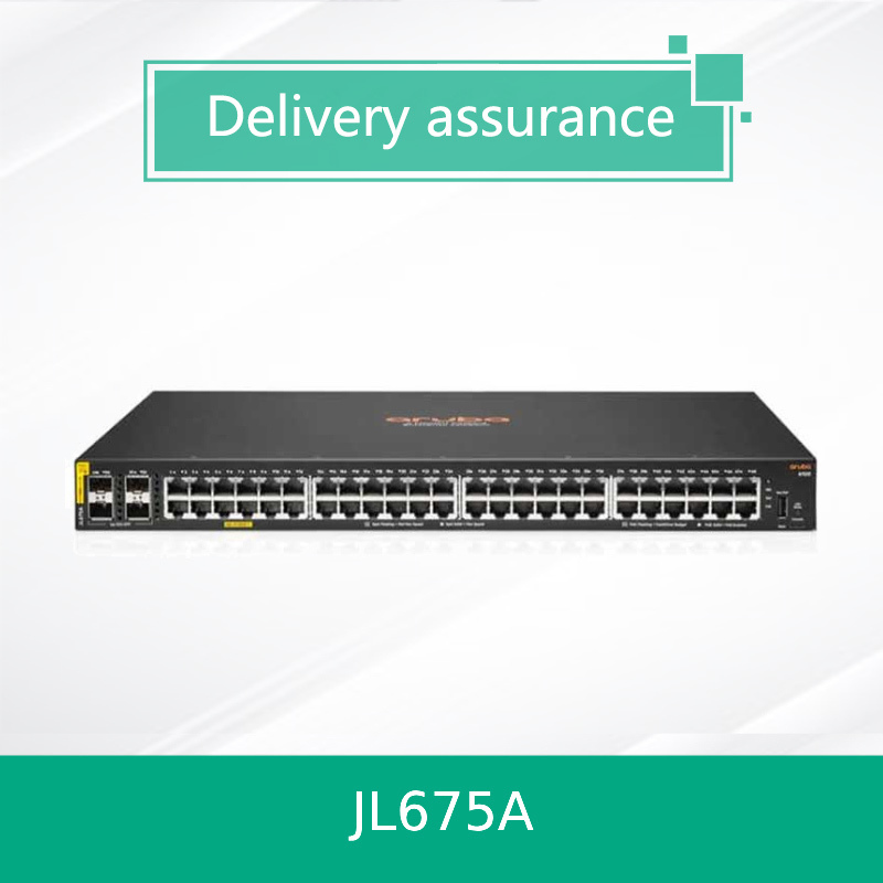 Switch HPE Aruba CX 6100 JL675A 48 porte Gigabit PoE+ | 370W Classe 4 | 4x SFP+ | Layer 2 gestito