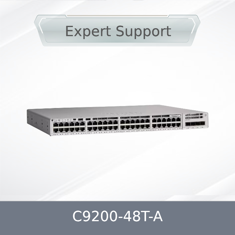 Cisco Catalyst 9200-48T-A Switch 48 porte dati Licenza Network Advantage Enterprise Gigabit Ethernet