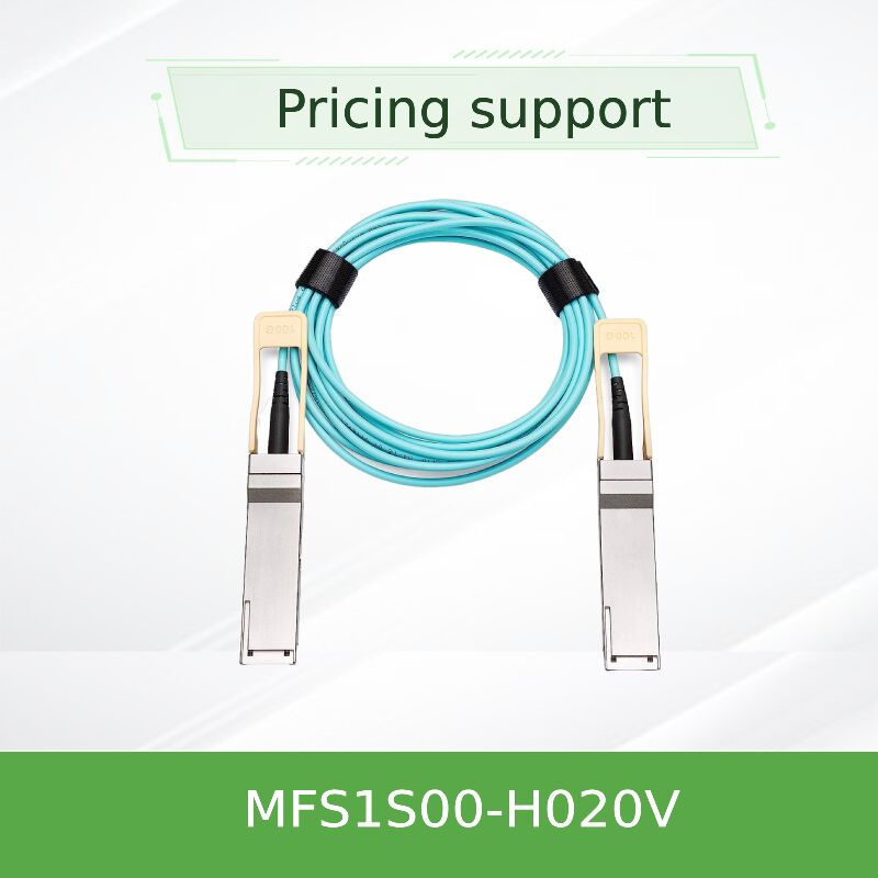 mellanox MFS1S00-H020V 20m 200Gb/s QSFP56 Cavo Ottico Attivo a Lungo Raggio per Interconnessione Data Center