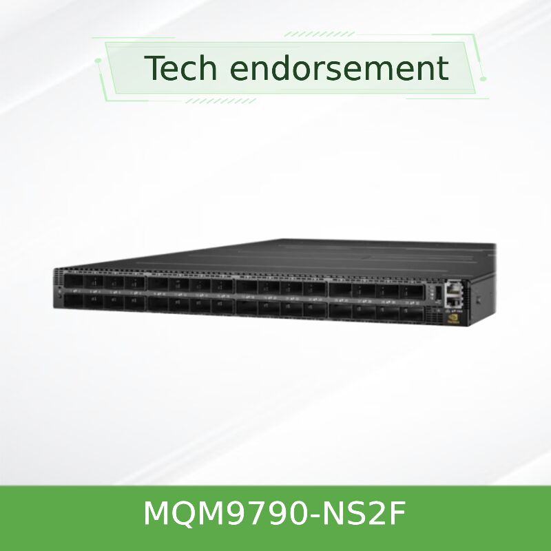 Switch InfiniBand NVIDIA Quantum-2 MQM9790-NS2F a 64 porte da 400 Gb/s – Throughput di 51,2 Tb/s con accelerazione in-network SHARPv3 per data center AI e HPC