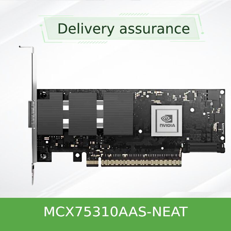 Scheda Smart NVIDIA ConnectX-7 MCX75310AAS-NEAT Dual-Port 400Gb/s InfiniBand ed Ethernet – PCIe 5.0 x16, NDR