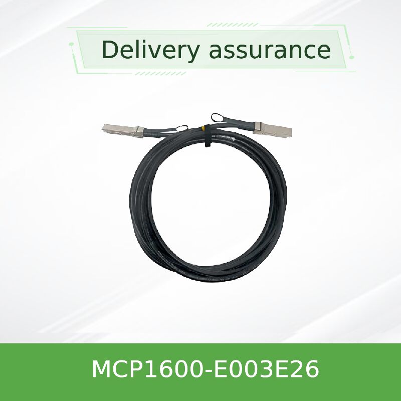 Cavo in rame passivo NVIDIA Mellanox MCP1600-E003E26 100Gb/s QSFP28 Direct Attach – 3m, EDR InfiniBand, bassa latenza, consumo energetico quasi nullo per interconnessioni di data center