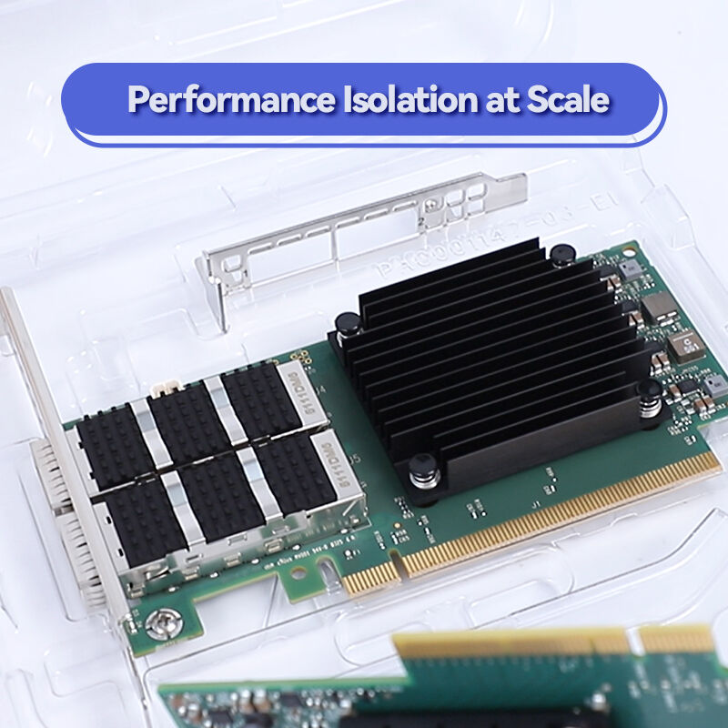 Scheda InfiniBand NVIDIA ConnectX-7 NDR 400Gb/s MCX75310AAS-HEAT | PCIe Gen5 Dual-Port