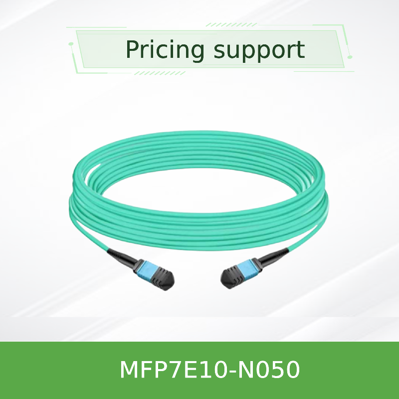Cavo in fibra ottica multimodale NVIDIA MFP7E10-N050 da 50m MPO-12/APC per InfiniBand e Ethernet 400G/800G